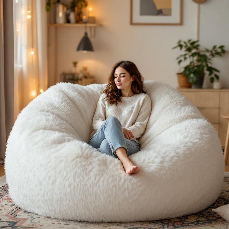 Giant Bean Bag Chair Velvet