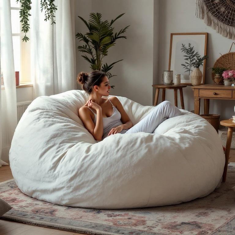 Giant Bean Bag Chair Velvet